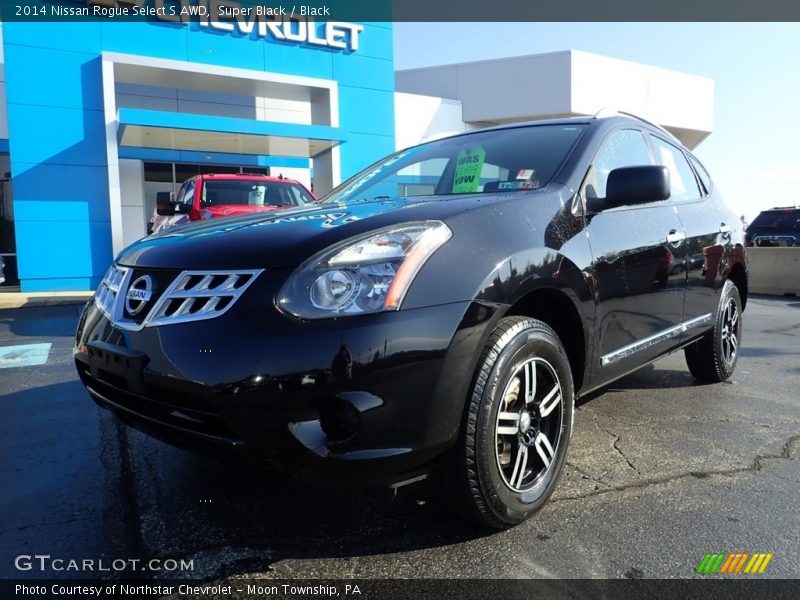 Super Black / Black 2014 Nissan Rogue Select S AWD