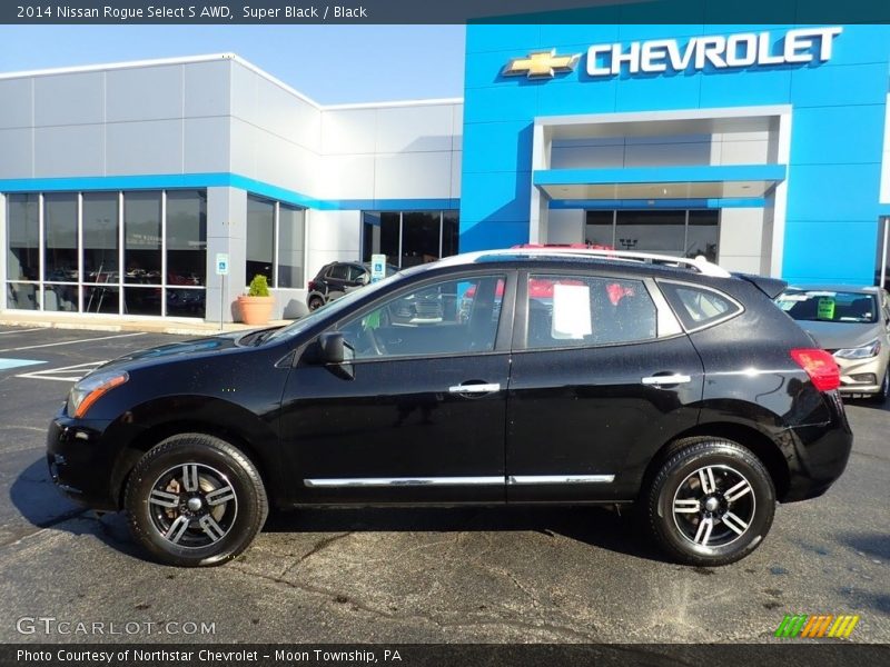 Super Black / Black 2014 Nissan Rogue Select S AWD