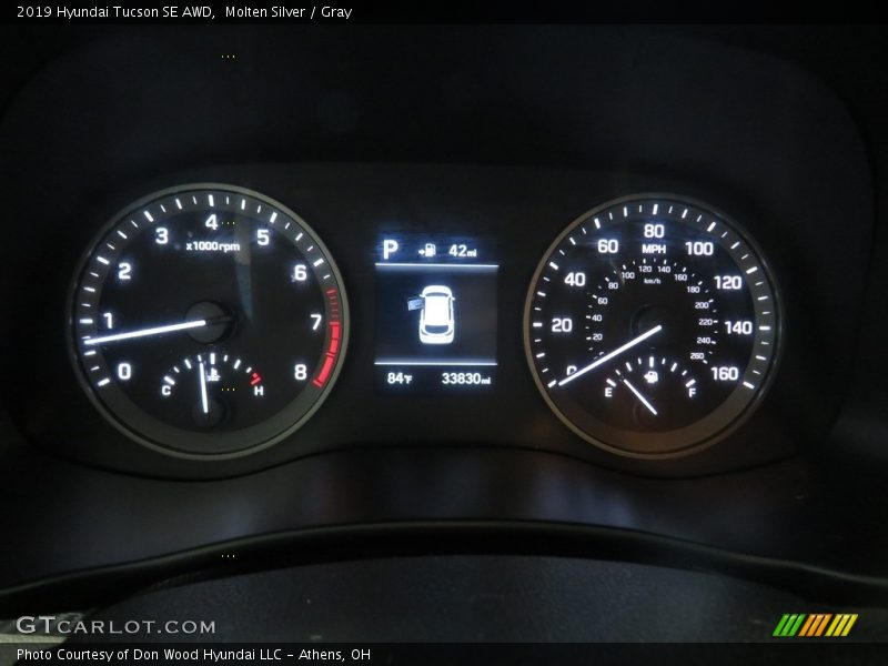 Molten Silver / Gray 2019 Hyundai Tucson SE AWD