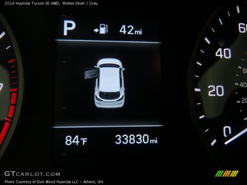 Molten Silver / Gray 2019 Hyundai Tucson SE AWD