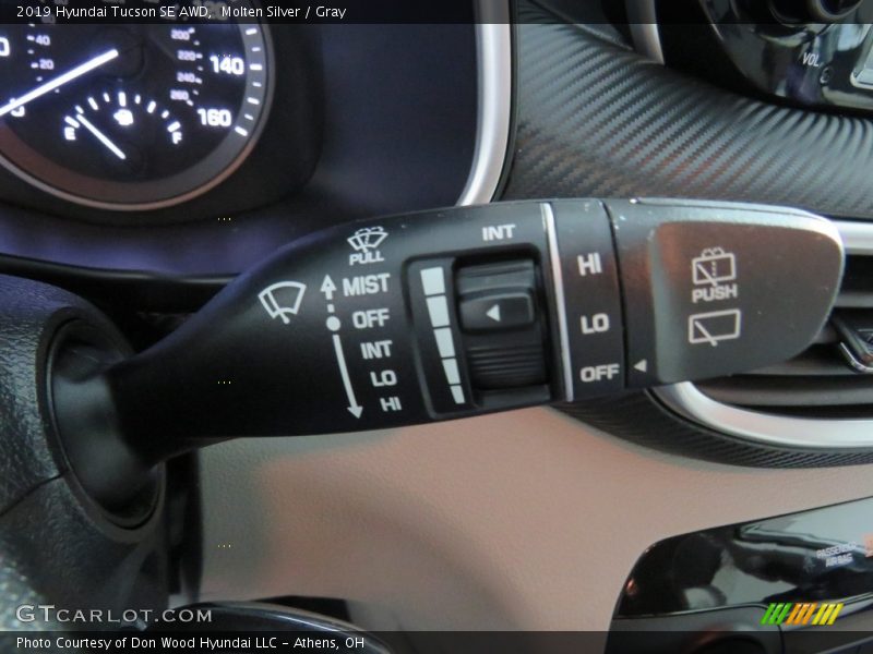 Molten Silver / Gray 2019 Hyundai Tucson SE AWD