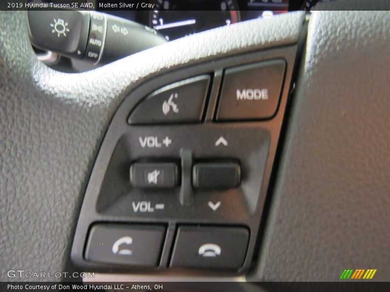 Molten Silver / Gray 2019 Hyundai Tucson SE AWD