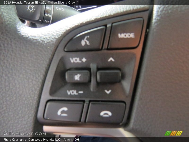 Molten Silver / Gray 2019 Hyundai Tucson SE AWD