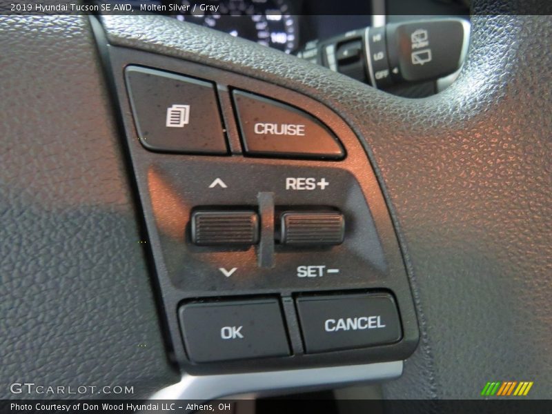 Molten Silver / Gray 2019 Hyundai Tucson SE AWD