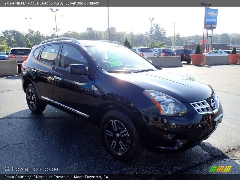Super Black / Black 2014 Nissan Rogue Select S AWD
