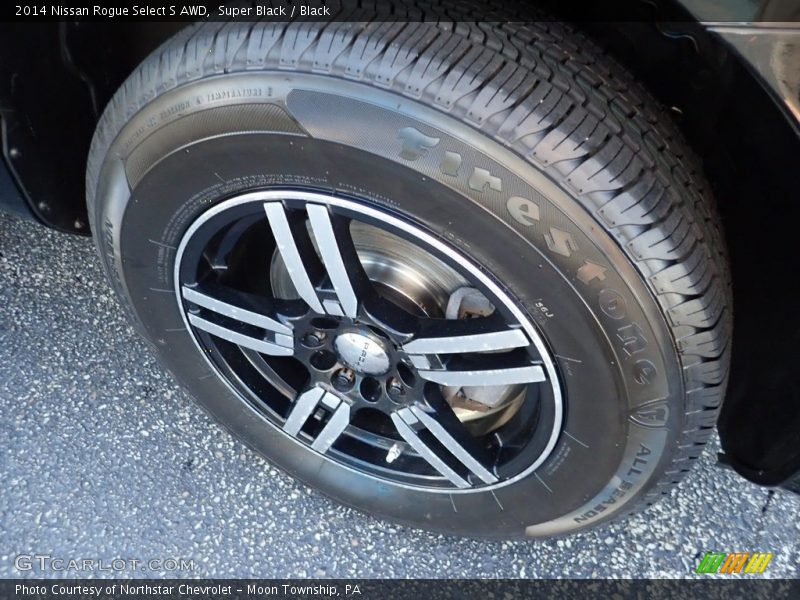 Super Black / Black 2014 Nissan Rogue Select S AWD
