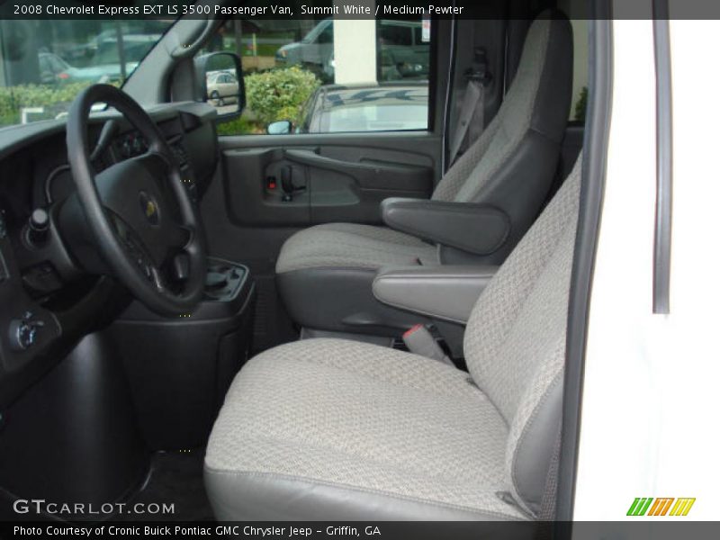 Summit White / Medium Pewter 2008 Chevrolet Express EXT LS 3500 Passenger Van