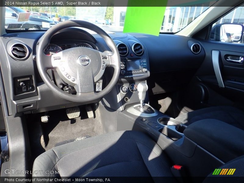 Super Black / Black 2014 Nissan Rogue Select S AWD