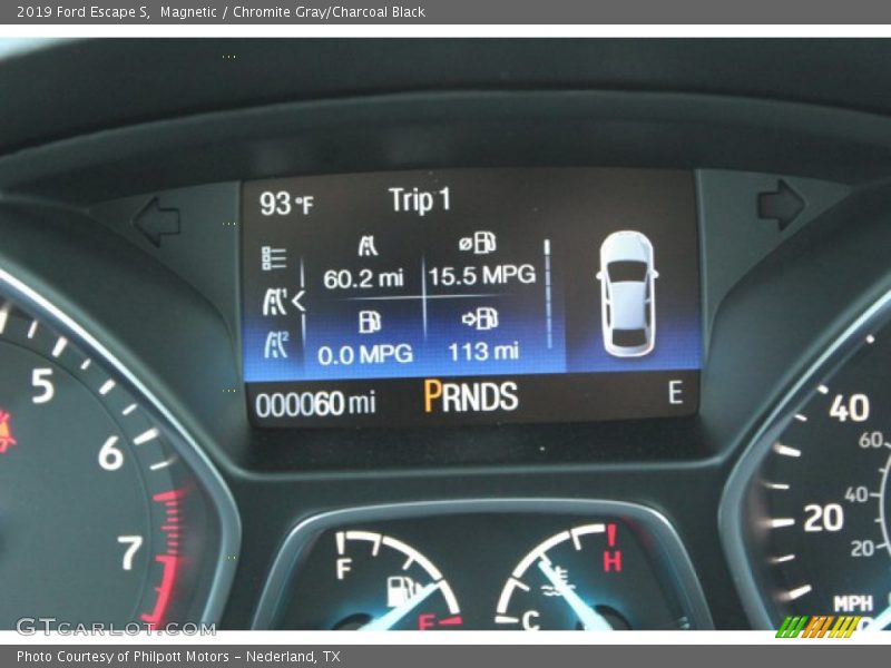 Magnetic / Chromite Gray/Charcoal Black 2019 Ford Escape S