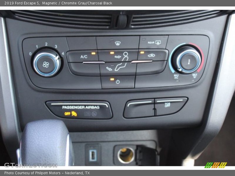 Magnetic / Chromite Gray/Charcoal Black 2019 Ford Escape S