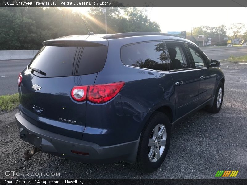 Twilight Blue Metallic / Ebony 2012 Chevrolet Traverse LT