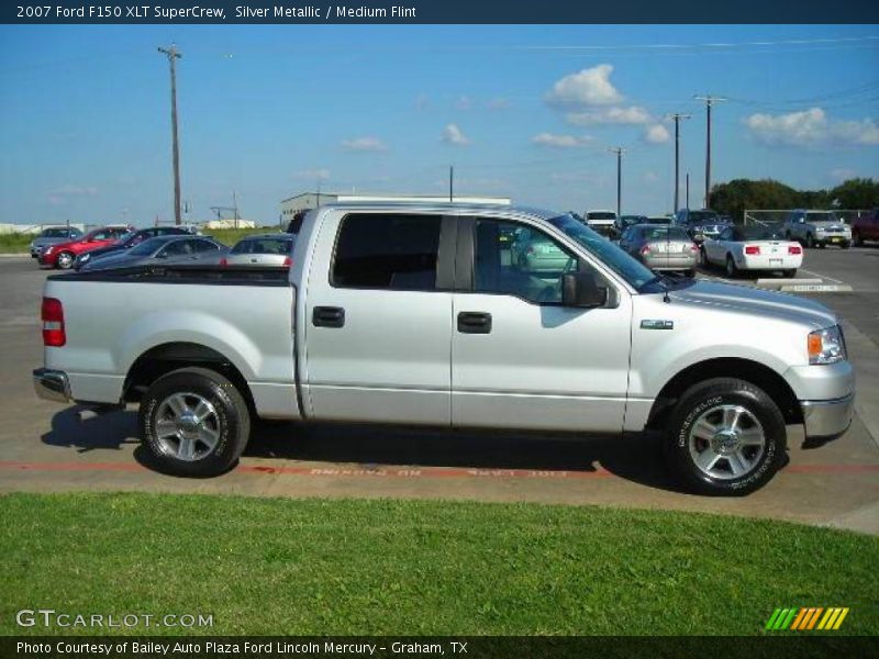 Silver Metallic / Medium Flint 2007 Ford F150 XLT SuperCrew