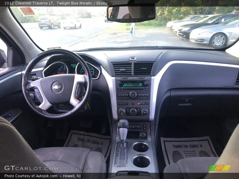 Twilight Blue Metallic / Ebony 2012 Chevrolet Traverse LT