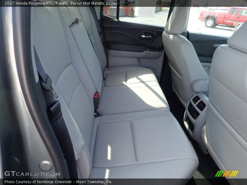 Forest Mist Metallic / Gray 2017 Honda Ridgeline RTL-T AWD