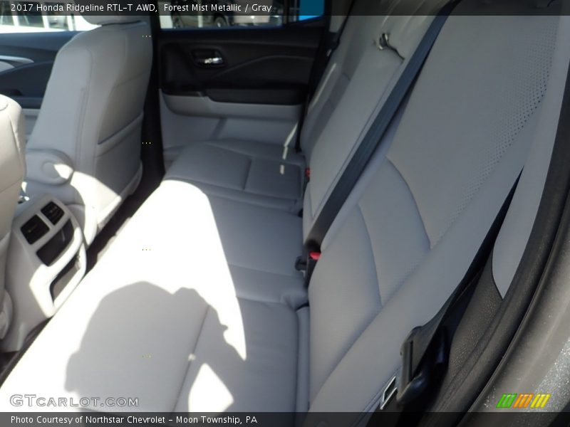 Forest Mist Metallic / Gray 2017 Honda Ridgeline RTL-T AWD