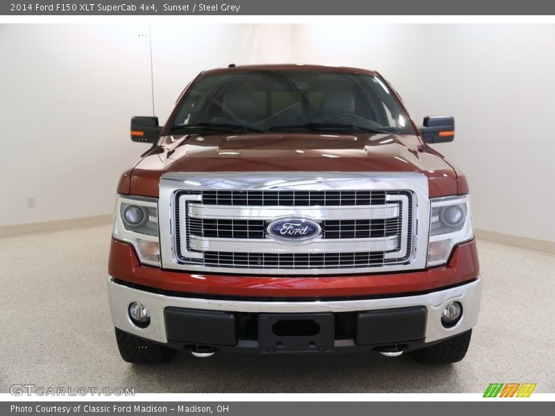 Sunset / Steel Grey 2014 Ford F150 XLT SuperCab 4x4