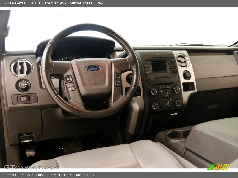 Sunset / Steel Grey 2014 Ford F150 XLT SuperCab 4x4