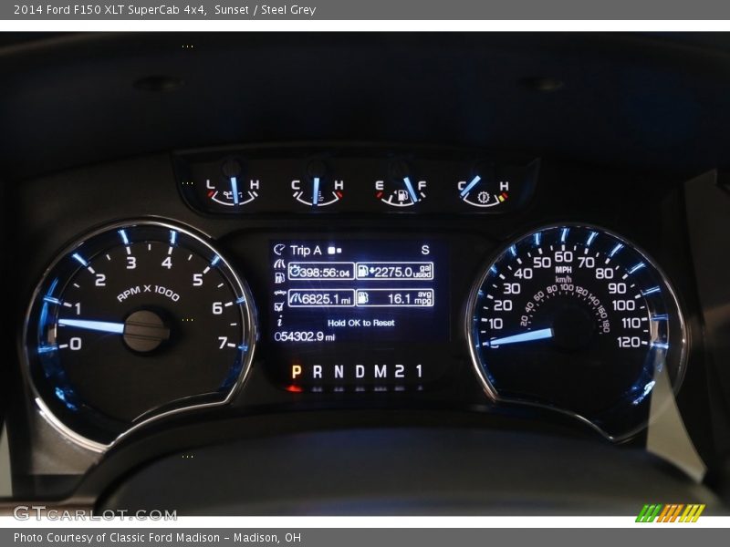 Sunset / Steel Grey 2014 Ford F150 XLT SuperCab 4x4