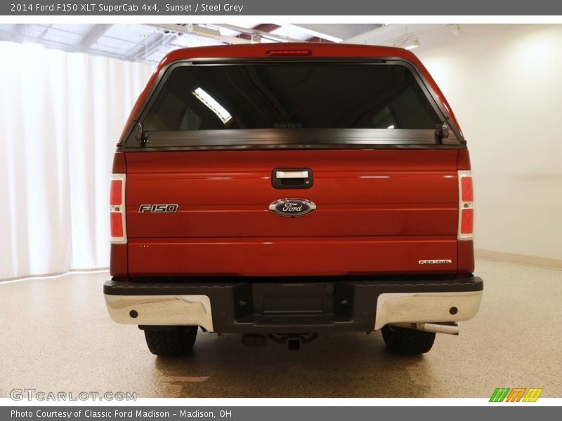 Sunset / Steel Grey 2014 Ford F150 XLT SuperCab 4x4
