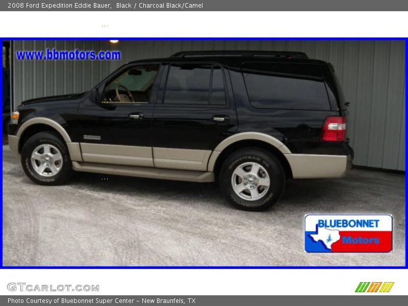 Black / Charcoal Black/Camel 2008 Ford Expedition Eddie Bauer