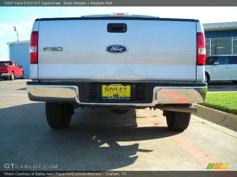 Silver Metallic / Medium Flint 2007 Ford F150 XLT SuperCrew