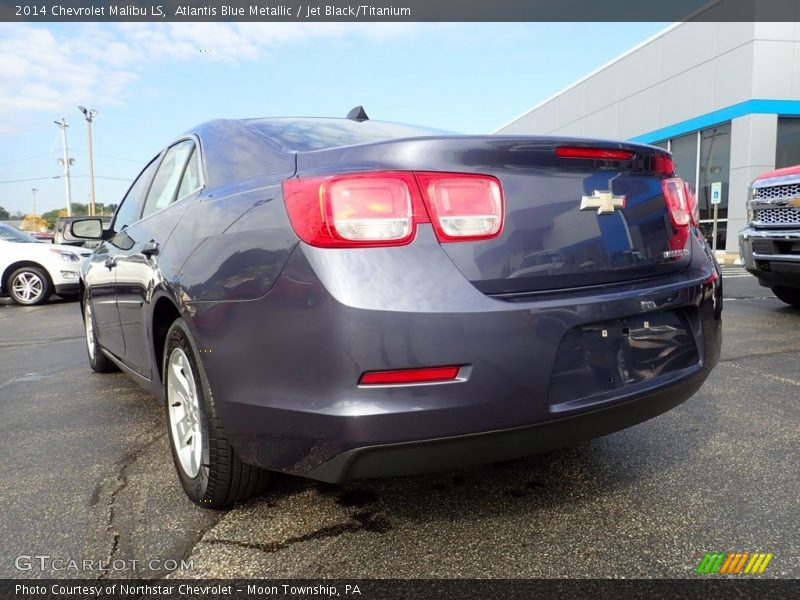 Atlantis Blue Metallic / Jet Black/Titanium 2014 Chevrolet Malibu LS