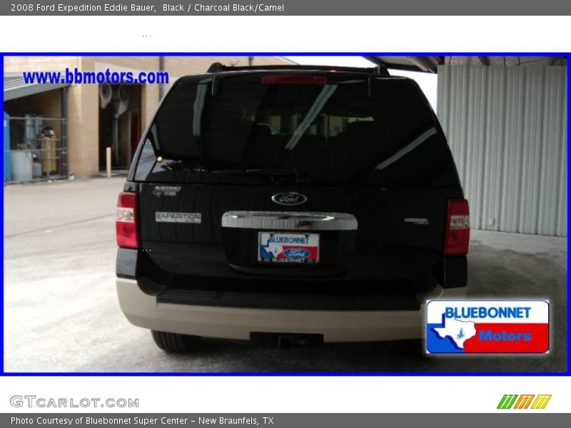 Black / Charcoal Black/Camel 2008 Ford Expedition Eddie Bauer
