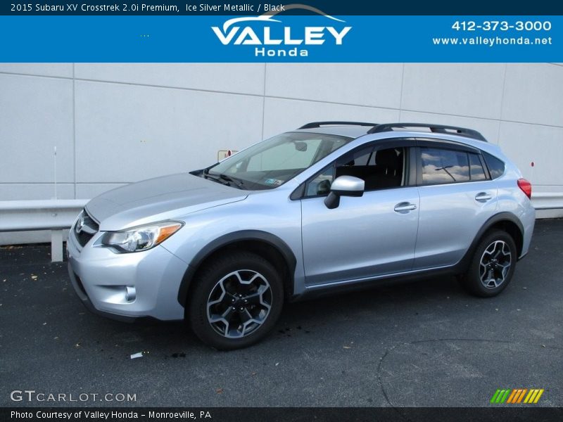 Ice Silver Metallic / Black 2015 Subaru XV Crosstrek 2.0i Premium