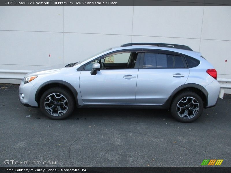 Ice Silver Metallic / Black 2015 Subaru XV Crosstrek 2.0i Premium
