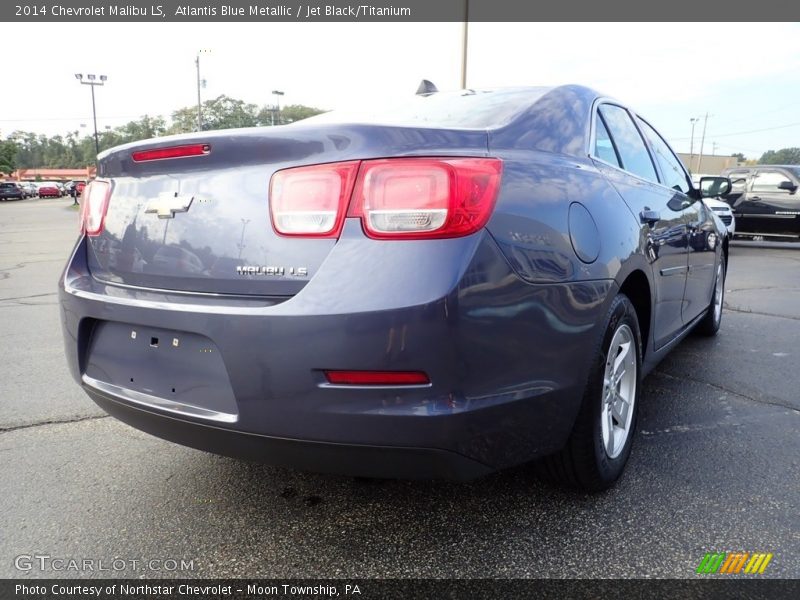 Atlantis Blue Metallic / Jet Black/Titanium 2014 Chevrolet Malibu LS