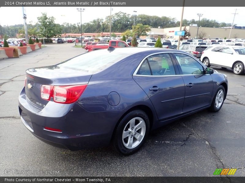 Atlantis Blue Metallic / Jet Black/Titanium 2014 Chevrolet Malibu LS