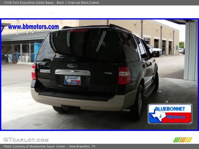 Black / Charcoal Black/Camel 2008 Ford Expedition Eddie Bauer