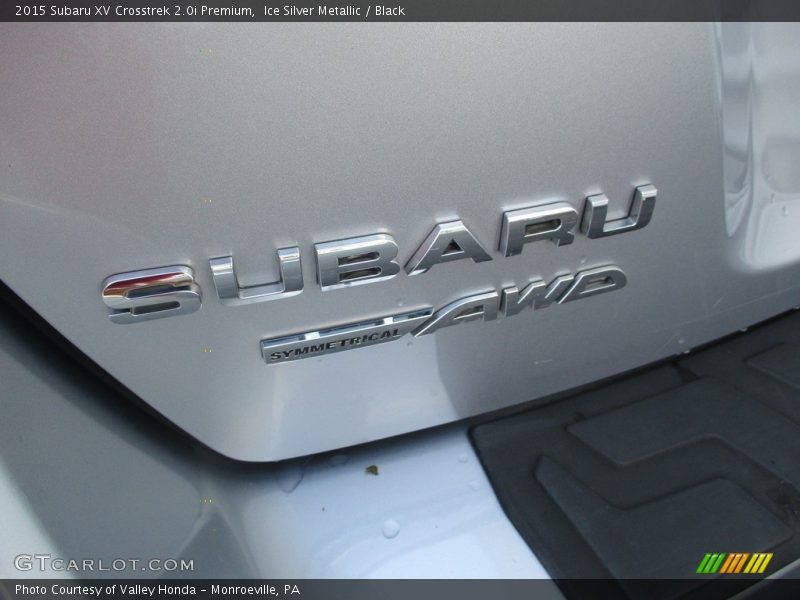 Ice Silver Metallic / Black 2015 Subaru XV Crosstrek 2.0i Premium