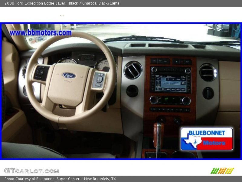 Black / Charcoal Black/Camel 2008 Ford Expedition Eddie Bauer