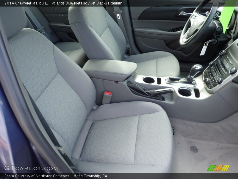 Atlantis Blue Metallic / Jet Black/Titanium 2014 Chevrolet Malibu LS