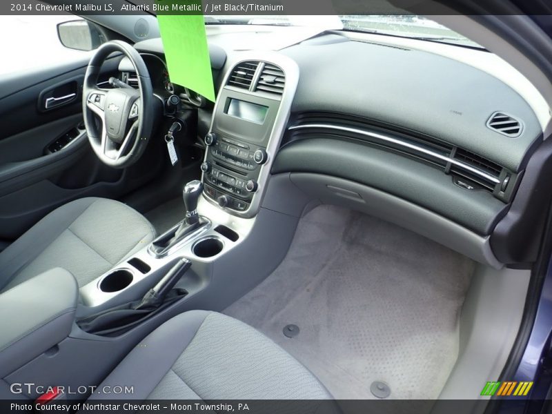 Atlantis Blue Metallic / Jet Black/Titanium 2014 Chevrolet Malibu LS