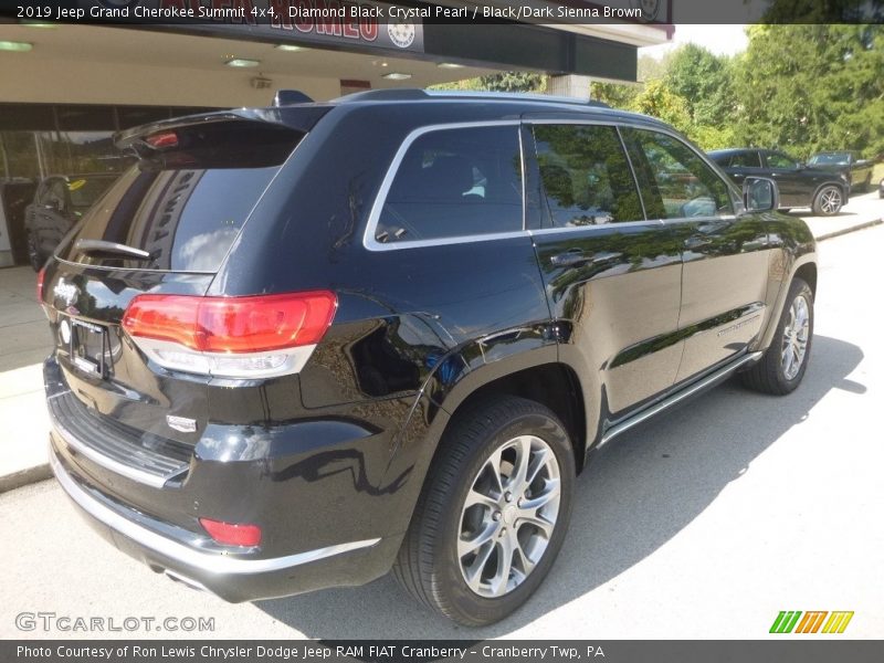 Diamond Black Crystal Pearl / Black/Dark Sienna Brown 2019 Jeep Grand Cherokee Summit 4x4