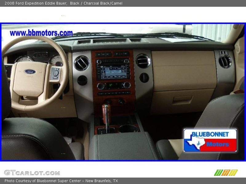 Black / Charcoal Black/Camel 2008 Ford Expedition Eddie Bauer