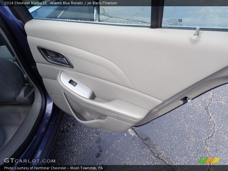Atlantis Blue Metallic / Jet Black/Titanium 2014 Chevrolet Malibu LS