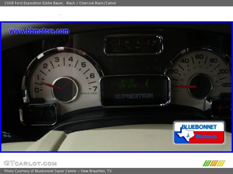Black / Charcoal Black/Camel 2008 Ford Expedition Eddie Bauer