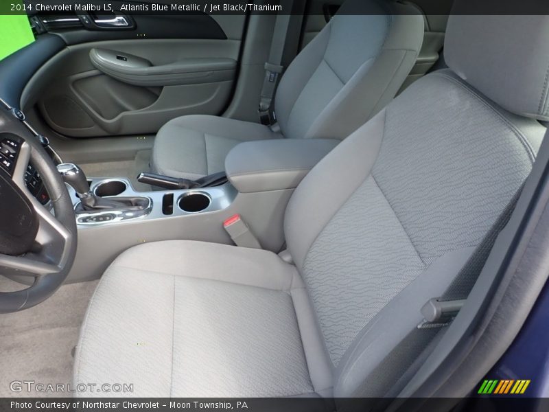 Atlantis Blue Metallic / Jet Black/Titanium 2014 Chevrolet Malibu LS