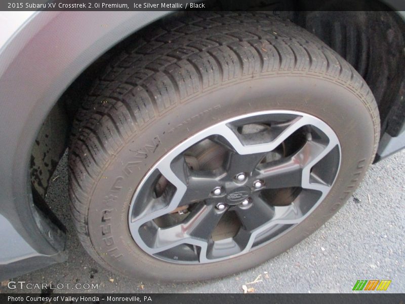 Ice Silver Metallic / Black 2015 Subaru XV Crosstrek 2.0i Premium