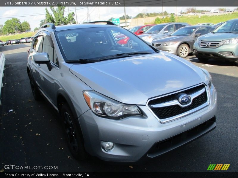 Ice Silver Metallic / Black 2015 Subaru XV Crosstrek 2.0i Premium