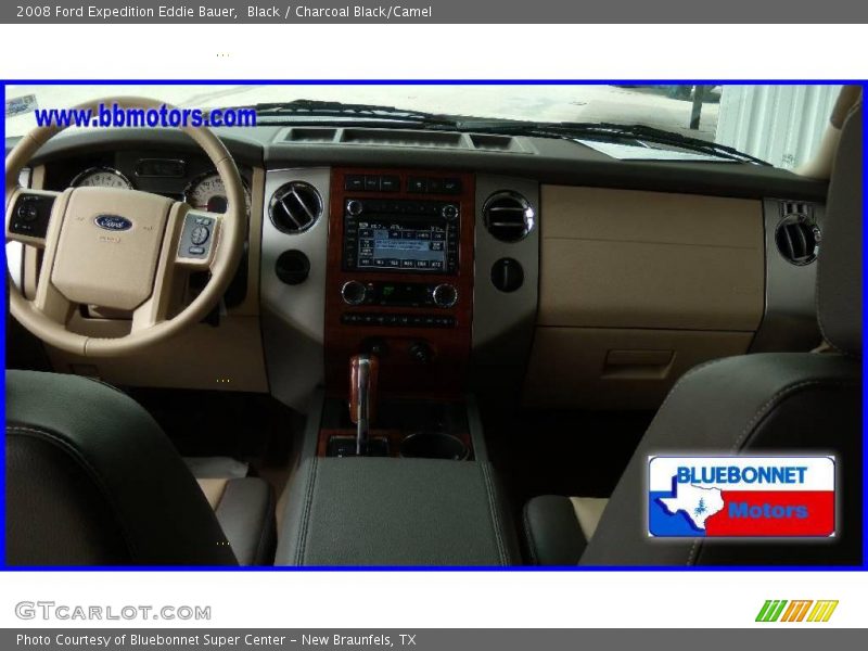 Black / Charcoal Black/Camel 2008 Ford Expedition Eddie Bauer