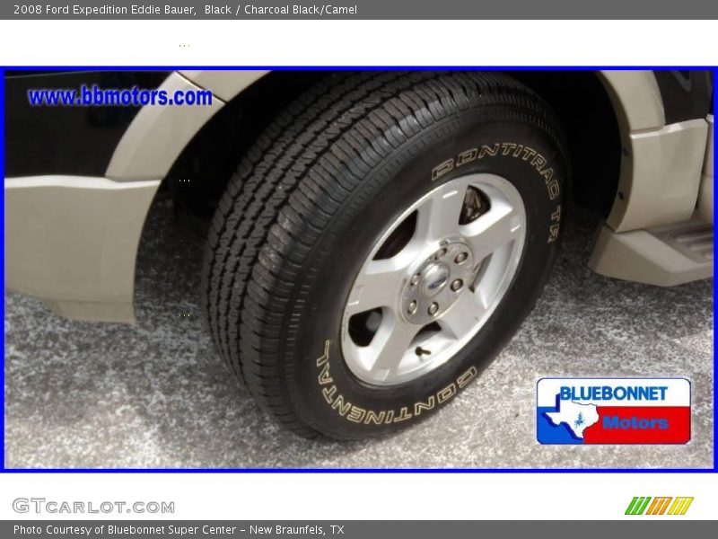 Black / Charcoal Black/Camel 2008 Ford Expedition Eddie Bauer