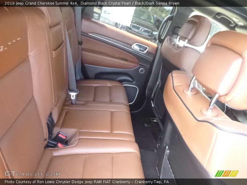 Diamond Black Crystal Pearl / Black/Dark Sienna Brown 2019 Jeep Grand Cherokee Summit 4x4