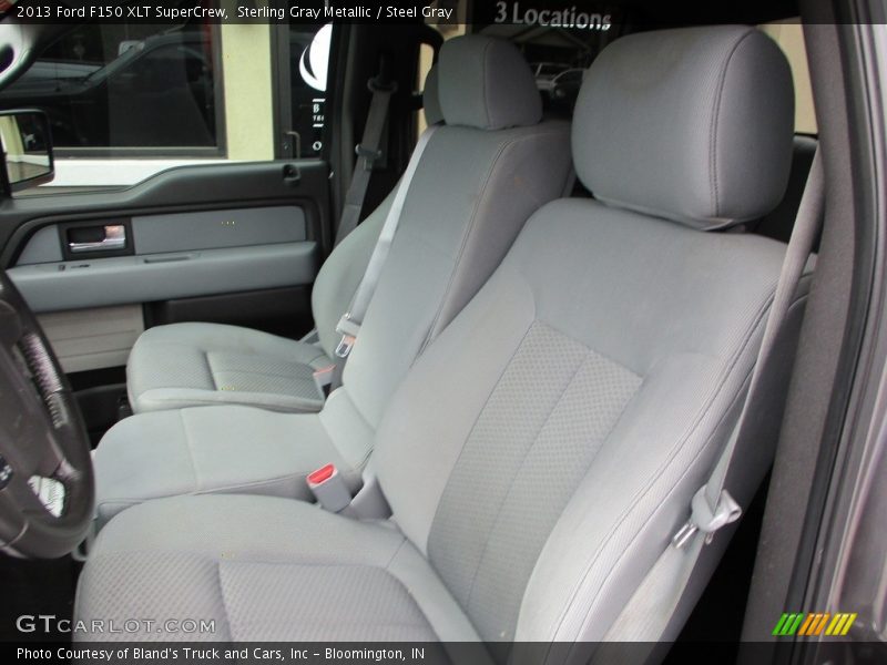 Sterling Gray Metallic / Steel Gray 2013 Ford F150 XLT SuperCrew