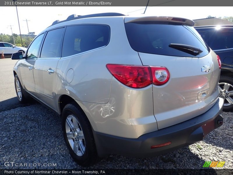Gold Mist Metallic / Ebony/Ebony 2011 Chevrolet Traverse LT
