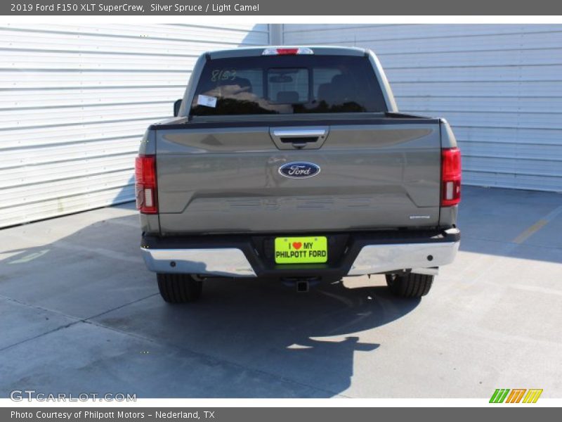 Silver Spruce / Light Camel 2019 Ford F150 XLT SuperCrew