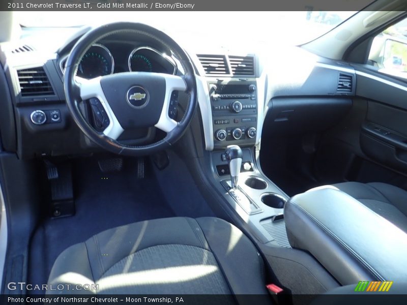 Gold Mist Metallic / Ebony/Ebony 2011 Chevrolet Traverse LT